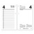 Desk Calendar Refill, 3.5 x 6, White Sheets, 2023 [SKU: AAGE71750]