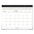 Two-Color Desk Pad, 22 x 17, White Sheets, Black Binding, Clear Corners, 12-Month (Jan to Dec): 2023 [SKU: AAGGG250000]