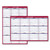 Erasable Vertical/Horizontal Wall Planner, 32 x 48, White/Blue/Red Sheets, 12-Month (Jan to Dec): 2023 [SKU: AAGPM32628]