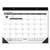 Monthly Refillable Desk Pad, 22 x 17, White Sheets, Black Binding, Black Corners, 12-Month (Jan to Dec): 2023 [SKU: AAGSK2200]