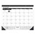 Ruled Desk Pad, 22 x 17, White Sheets, Black Binding, Black Corners, 12-Month (Jan to Dec): 2023 [SKU: AAGSK2400]