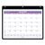 Monthly Desk/Wall Calendar with Plastic Backboard and Bonus Pages, 11 x 8, White/Violet/Red Sheets, 12-Month (Jan-Dec): 2023 [SKU: AAGSK800]