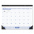 Desk Pad, 22 x 17, White Sheets, Black Binding, Black Corners, 12-Month (Jan to Dec): 2023 [SKU: AAGSW20000]