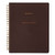 Signature Collection Distressed Brown Weekly Monthly Planner, 11 x 8.5, Brown Cover, 13-Month (Jan to Jan): 2023 to 2024 [SKU: AAGYP90509]