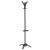 CLEO Coat Stand, Stand Alone Rack, Ten Knobs, Steel/Plastic, 19.75w x 19.75d x 68.9h, Black [SKU: ABAPMCLEON]