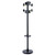 Stan3 Steel Coat Rack, Stand Alone Rack, Eight Knobs, 15w x 15d x 69.3h, Black [SKU: ABAPMSTAN3N]