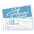 Gift Certificates with Envelopes, 8 x 3.4, White/Canary, 25/Book [SKU: ABFGFTC1]