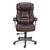 Alera Birns Series High-Back Task Chair, Supports Up to 250 lb, 18.11" to 22.05" Seat Height, Brown Seat/Back, Chrome Base [SKU: ALEBN41B59]