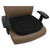 Cooling Gel Memory Foam Seat Cushion, Non-Slip Undercushion Cover, 16.5 x 15.75 x 2.75, Black [SKU: ALECGC511]