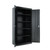 Assembled 72" High Heavy-Duty Welded Storage Cabinet, Four Adjustable Shelves, 36w x 18d, Black [SKU: ALECM7218BK]