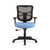 Alera Elusion Series Mesh Mid-Back Swivel/Tilt Chair, Supports Up to 275 lb, 17.9" to 21.8" Seat Height, Light Blue Seat [SKU: ALEEL42BME70B]