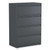 Lateral File, 4 Legal/Letter/A4/A5-Size File Drawers, Charcoal, 36" x 18.63" x 52.5 [SKU: ALEHLF3654CC]
