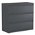 Lateral File, 3 Legal/Letter/A4/A5-Size File Drawers, Charcoal, 42" x 18.63" x 40.25 [SKU: ALEHLF4241CC]