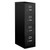 Economy Vertical File, 4 Letter-Size File Drawers, Black, 15" x 25" x 52 [SKU: ALEHVF1552BL]