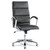 Alera Neratoli High-Back Slim Profile Chair, Faux Leather, 275 lb Cap, 17.32" to 21.25" Seat Height, Black Seat/Back, Chrome [SKU: ALENR4119]