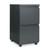 File Pedestal with Full-Length Pull, Left or Right, 2 Legal/Letter-Size File Drawers, Charcoal, 14.96" x 19.29" x 27.75 [SKU: ALEPBFFCH]
