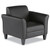 Alera Reception Lounge Sofa Series Club Chair, 35.43" x 30.7" x 32.28", Black Seat, Black Back, Black Base [SKU: ALERL23LS10B]
