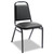 Padded Steel Stacking Chair, Supports Up to 250 lb, 18.5" Seat Height, Black Seat, Black Back, Black Base, 4/Carton [SKU: ALESC68VY10B]
