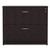 Alera Valencia Series Lateral File, 2 Legal/Letter-Size File Drawers, Espresso, 34" x 22.75" x 29.5 [SKU: ALEVA513622ES]