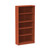 Alera Valencia Series Bookcase, Five-Shelf, 31.75w x 14d x 64.75h, Medium Cherry [SKU: ALEVA636632MC]
