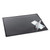Lift-Top Pad Desktop Organizer, with Clear Overlay, 22 x 17, Black [SKU: AOP41700S]