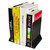 Urban Collection Punched Metal Bookends, Nonskid, 5.5 x 6.5 x 6.5, Perforated Steel, Black, 1 Pair [SKU: AOPART20008]