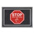 Message Floor Mats, 24 x 36, Charcoal/Red, "Stop Wash Your Hands [SKU: APH3984528832X3]