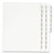 Preprinted Legal Exhibit Side Tab Index Dividers, Avery Style, 26-Tab, Exhibit A to Exhibit Z, 11 x 8.5, White, 1 Set, (1370) [SKU: AVE01370]