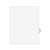 Avery-Style Preprinted Legal Side Tab Divider, 26-Tab, Exhibit G, 11 x 8.5, White, 25/Pack [SKU: AVE01377]