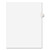 Preprinted Legal Exhibit Side Tab Index Dividers, Avery Style, 26-Tab, G, 11 x 8.5, White, 25/Pack, (1407) [SKU: AVE01407]