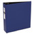 Economy Non-View Binder with Round Rings, 3 Rings, 3" Capacity, 11 x 8.5, Blue, (3601) [SKU: AVE03601]