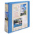 Heavy-Duty Non Stick View Binder with DuraHinge and Slant Rings, 3 Rings, 2" Capacity, 11 x 8.5, Light Blue, (5501) [SKU: AVE05501]