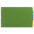 Insertable Big Tab Plastic Dividers, 8-Tab, 11 x 17, Green, 1 Set [SKU: AVE11179]