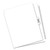 Preprinted Legal Exhibit Side Tab Index Dividers, Avery Style, 26-Tab, 26 to 50, 11 x 8.5, White, 1 Set [SKU: AVE11372]
