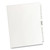 Preprinted Legal Exhibit Side Tab Index Dividers, Avery Style, 26-Tab, 51 to 75, 11 x 8.5, White, 1 Set [SKU: AVE11396]