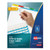 Print and Apply Index Maker Clear Label Dividers, 5-Tab, Color Tabs, 11 x 8.5, White, Traditional Color Tabs, 25 Sets [SKU: AVE11423]