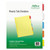 Plastic Insertable Dividers, 5-Tab, 11 x 8.5, Assorted Tabs, 1 Set [SKU: AVE11465]