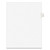 Preprinted Legal Exhibit Side Tab Index Dividers, Avery Style, 10-Tab, 7, 11 x 8.5, White, 25/Pack [SKU: AVE11917]