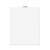 Avery-Style Preprinted Legal Bottom Tab Divider, 26-Tab, Exhibit H, 11 x 8.5, White, 25/PK [SKU: AVE11947]