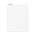 Avery-Style Preprinted Legal Bottom Tab Divider, 26-Tab, Exhibit J, 11 x 8.5, White, 25/PK [SKU: AVE11949]