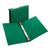 Hanging Storage Flexible Non-View Binder with Round Rings, 3 Rings, 1" Capacity, 11 x 8.5, Green [SKU: AVE14802]