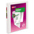Durable View Binder with DuraHinge and Slant Rings, 3 Rings, 0.5" Capacity, 11 x 8.5, White [SKU: AVE17002]