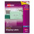 Matte Clear Easy Peel Mailing Labels w/ Sure Feed Technology, Inkjet Printers, 2 x 4, Clear, 10/Sheet, 10 Sheets/Pack [SKU: AVE18663]