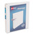 Showcase Economy View Binder with Round Rings, 3 Rings, 1" Capacity, 11 x 8.5, White [SKU: AVE19601]
