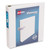 Showcase Economy View Binder with Round Rings, 3 Rings, 1.5" Capacity, 11 x 8.5, White [SKU: AVE19651]