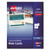 Note Cards with Matching Envelopes, Inkjet, 65lb, 4.25 x 5.5, Textured Uncoated White, 50 Cards, 2 Cards/Sheet, 25 Sheets/Box [SKU: AVE3379]