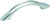 Amerock BP19259G10 Cabinet Pull, 4-5/8 in L Handle, 1 in H Handle, 1 in Projection, Zinc, Satin Nickel [SKU: ORG5782339]