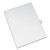 Preprinted Legal Exhibit Side Tab Index Dividers, Allstate Style, 26-Tab, P, 11 x 8.5, White, 25/Pack [SKU: AVE82178]