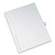 Preprinted Legal Exhibit Side Tab Index Dividers, Allstate Style, 10-Tab, 11, 11 x 8.5, White, 25/Pack [SKU: AVE82209]