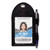 Badge Holder with Pen Loop, Vertical, Black 3.25" x 6" Holder, 2.75" x 3.5" Insert, 12/Box [SKU: AVT75648]